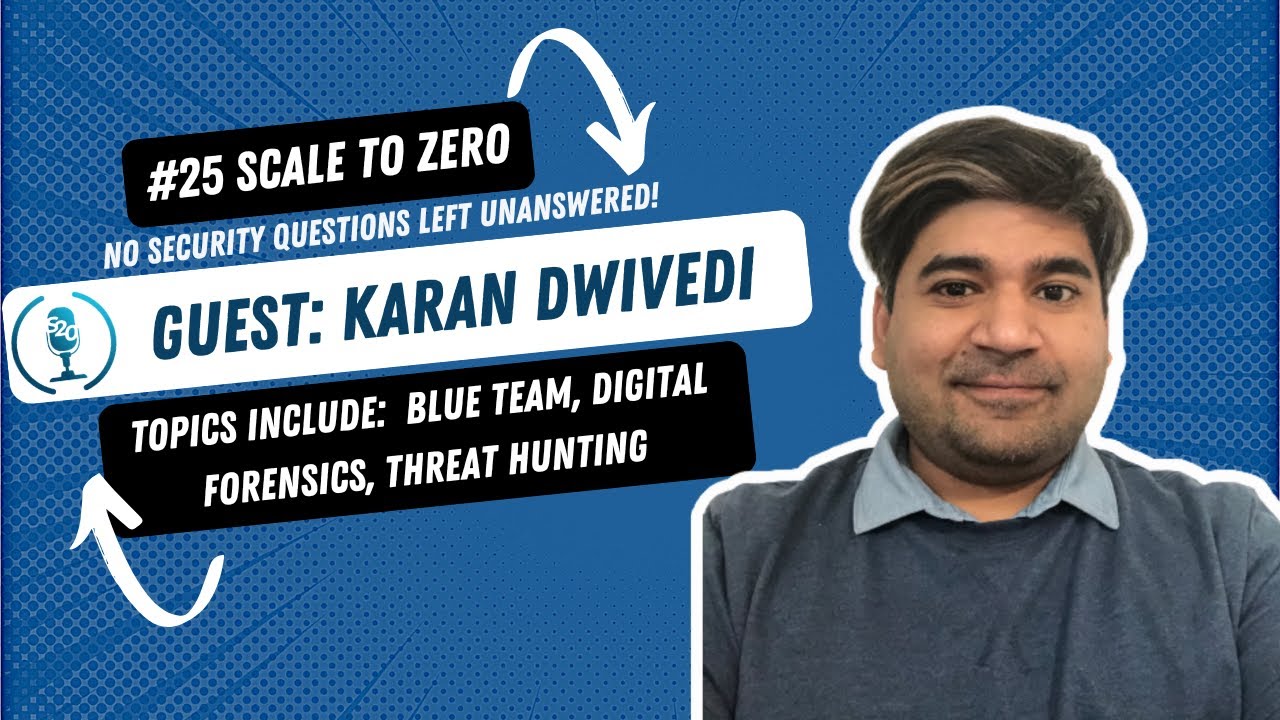 Blue Team Operations, Digital Forensics, and Detection Engineering with Karan Dwivedi